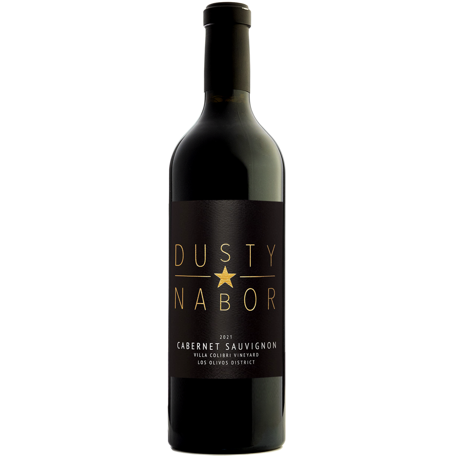 Dusty Nabor 2021 Villa Colibri Vineyard Cabernet Sauvignon 750ml Wine Bottle