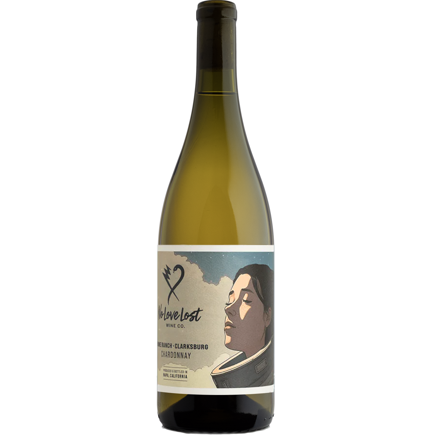 No Love Lost 2023 Home Ranch Chardonnay 750ml Wine Bottle