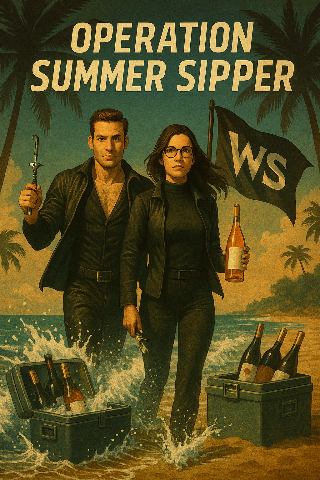 Wine Spies  Extraction #1: Operation Summer Sipper 750ml Wine Bottle