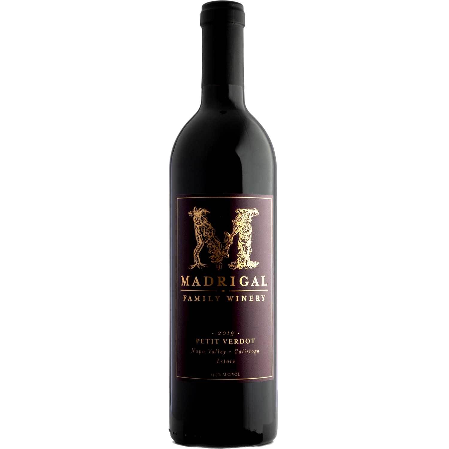 Madrigal Family Winery 2019 Calistoga Estate Petit Verdot 750ml Wine Bottle