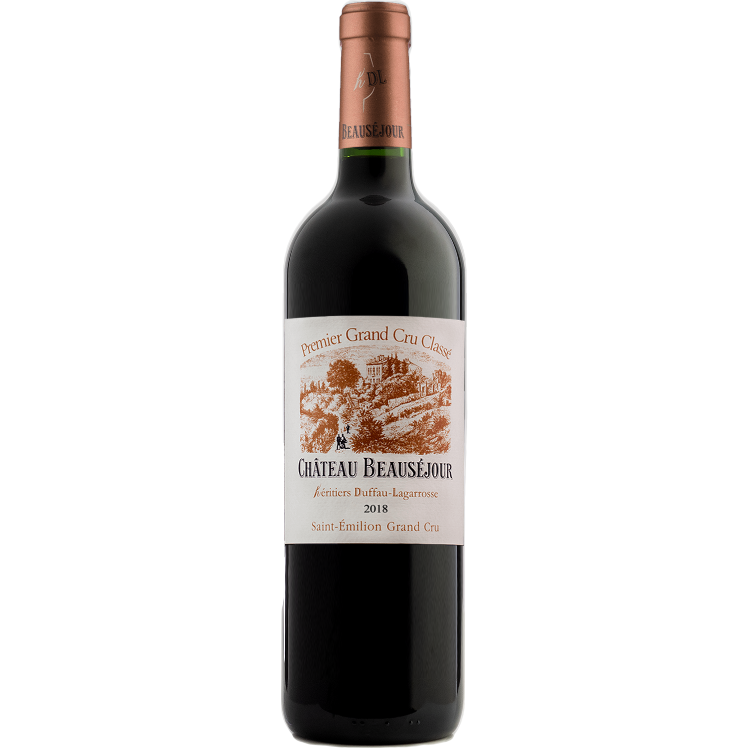 Chateau Beauséjour (Duffau-Lagarrosse) 2018 St.-Émilion Grand Cru 750ml Wine Bottle