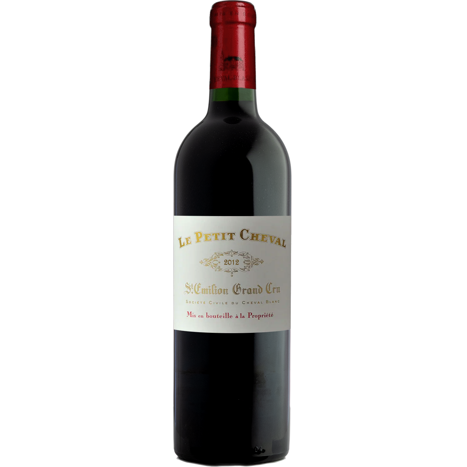 Château Cheval Blanc 2012 'Le Petit Cheval' St.-Émilion Grand Cru 750ml Wine Bottle