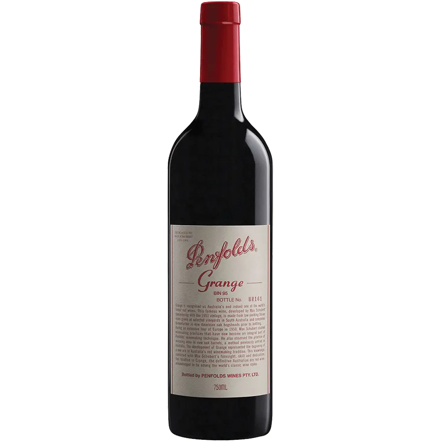 Penfolds 2020 'Grange' Bin 95 Shiraz 750ml Wine Bottle