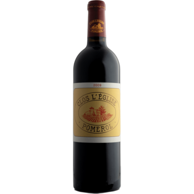 Clos L'Eglise 2009 Pomerol 750ml Wine Bottle