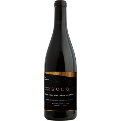 SoCoBA 2023 Lot #11 Joseph Swan / Arista '3 Birds Squared' Pinot Noir 750ml Wine Bottle