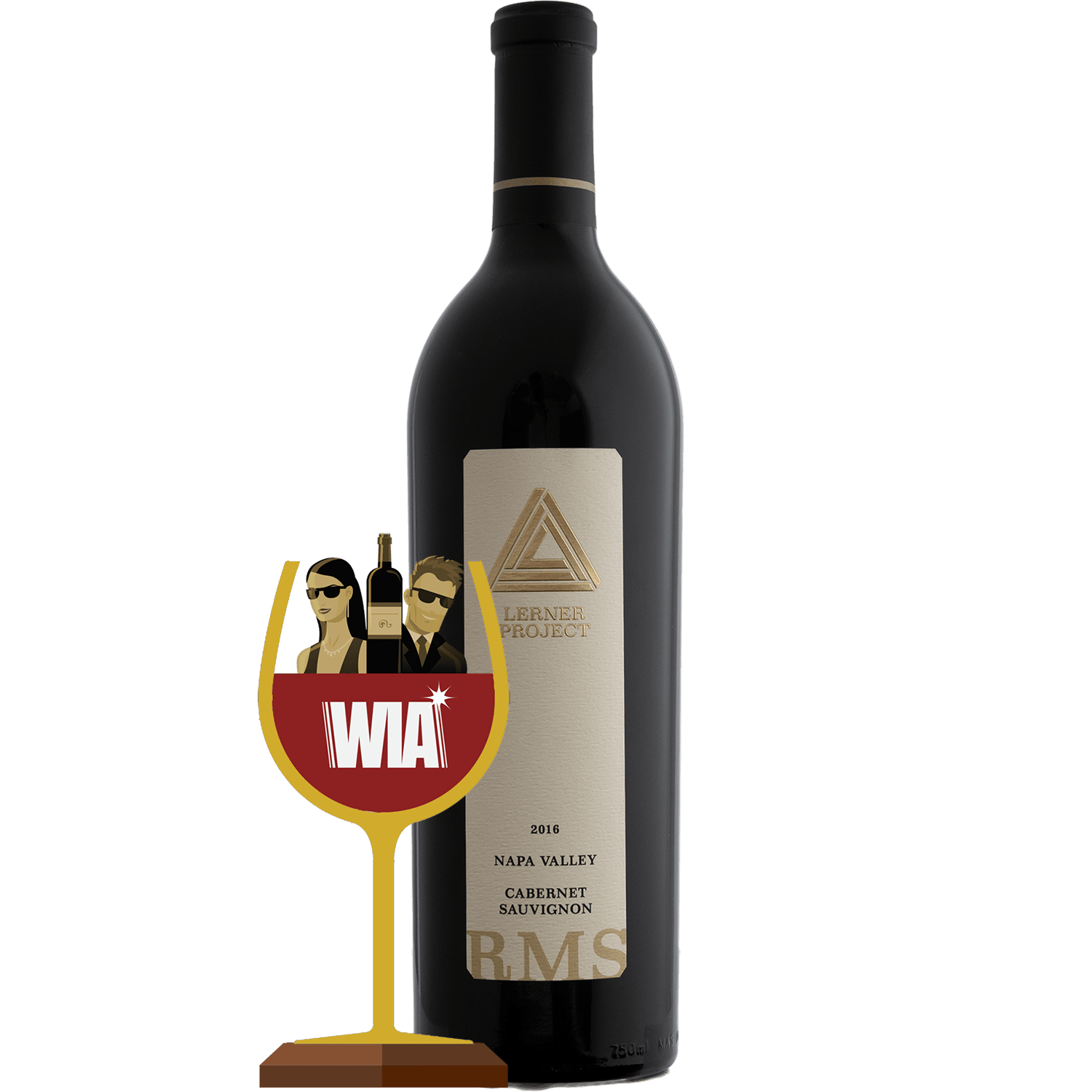 Lerner Project 2016 RMS Napa Valley Cabernet Sauvignon 750ml Wine Bottle