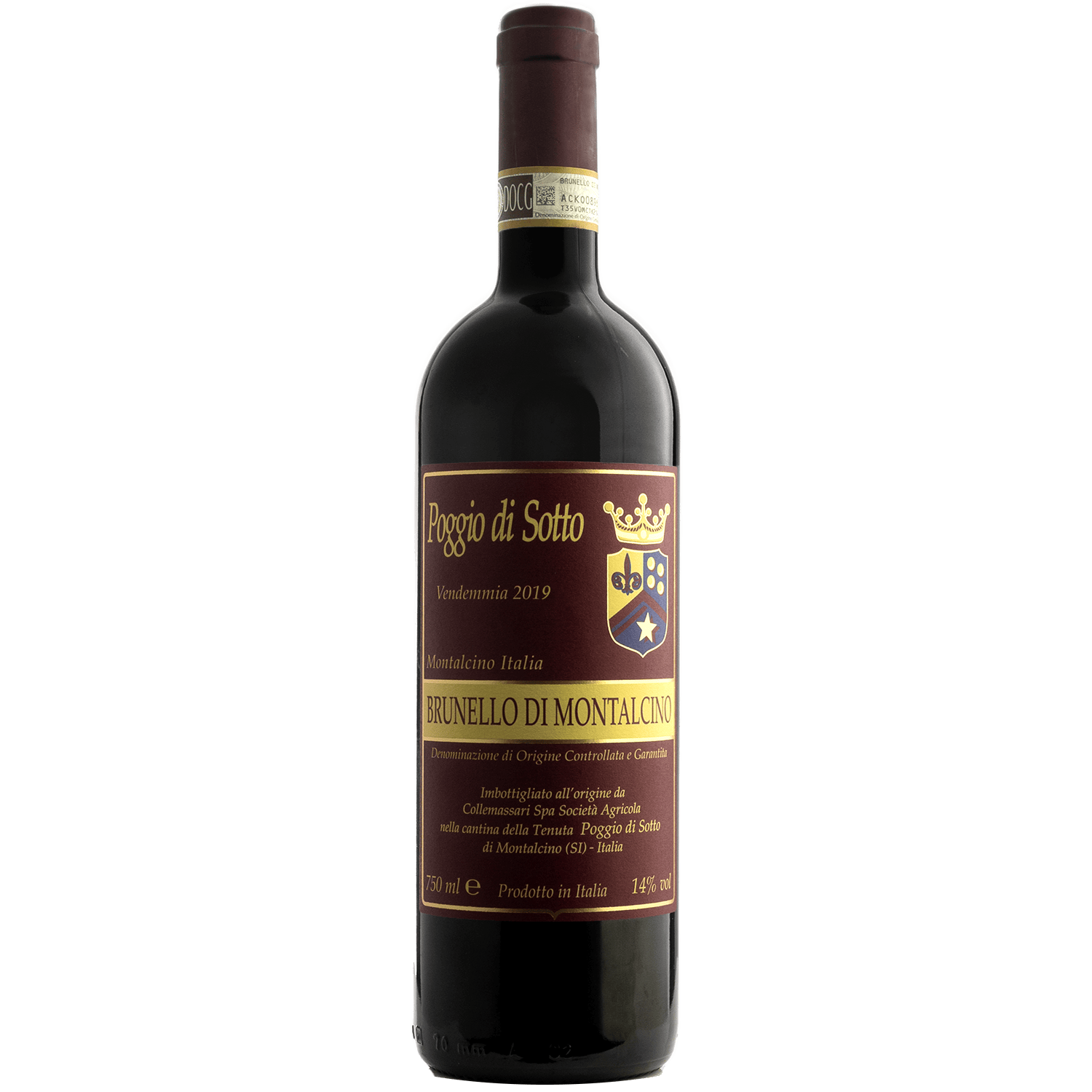 Poggio di Sotto 2019 Brunello di Montalcino 750ml Wine Bottle