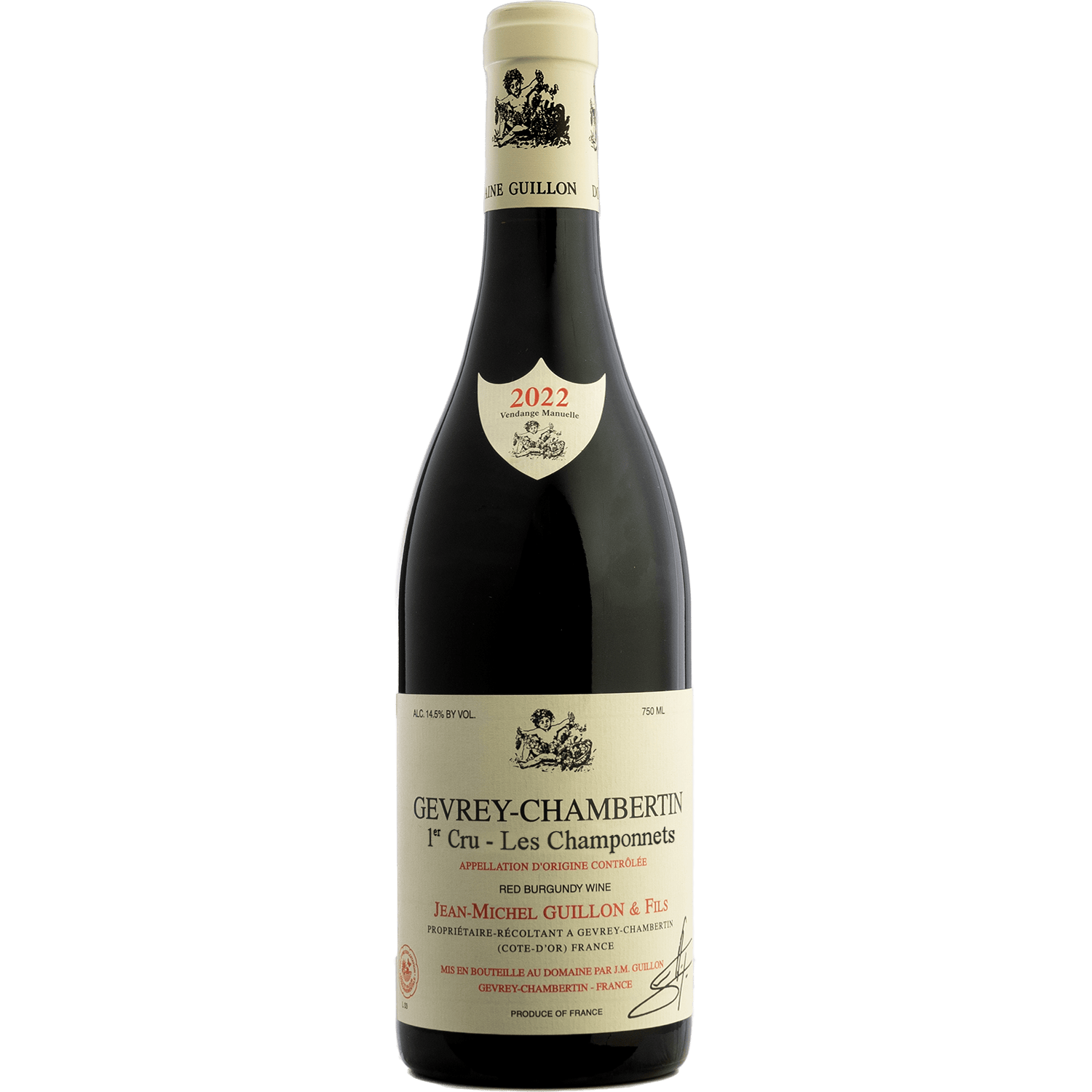 Domaine Jean-Michel Guillon 2022 Gevrey-Chambertin Les Champonnets 1er Cru 750ml Wine Bottle