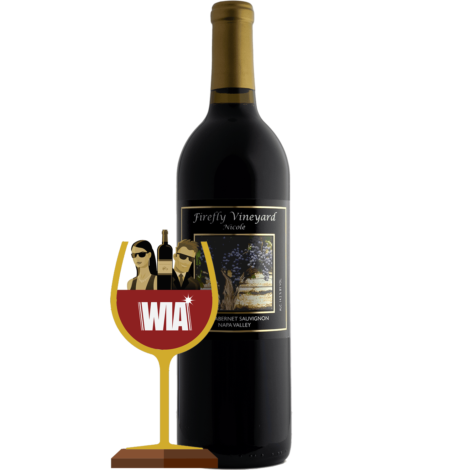 Firefly Vineyard 2008 'Nicole' Napa Valley Cabernet Sauvignon 750ml Wine Bottle