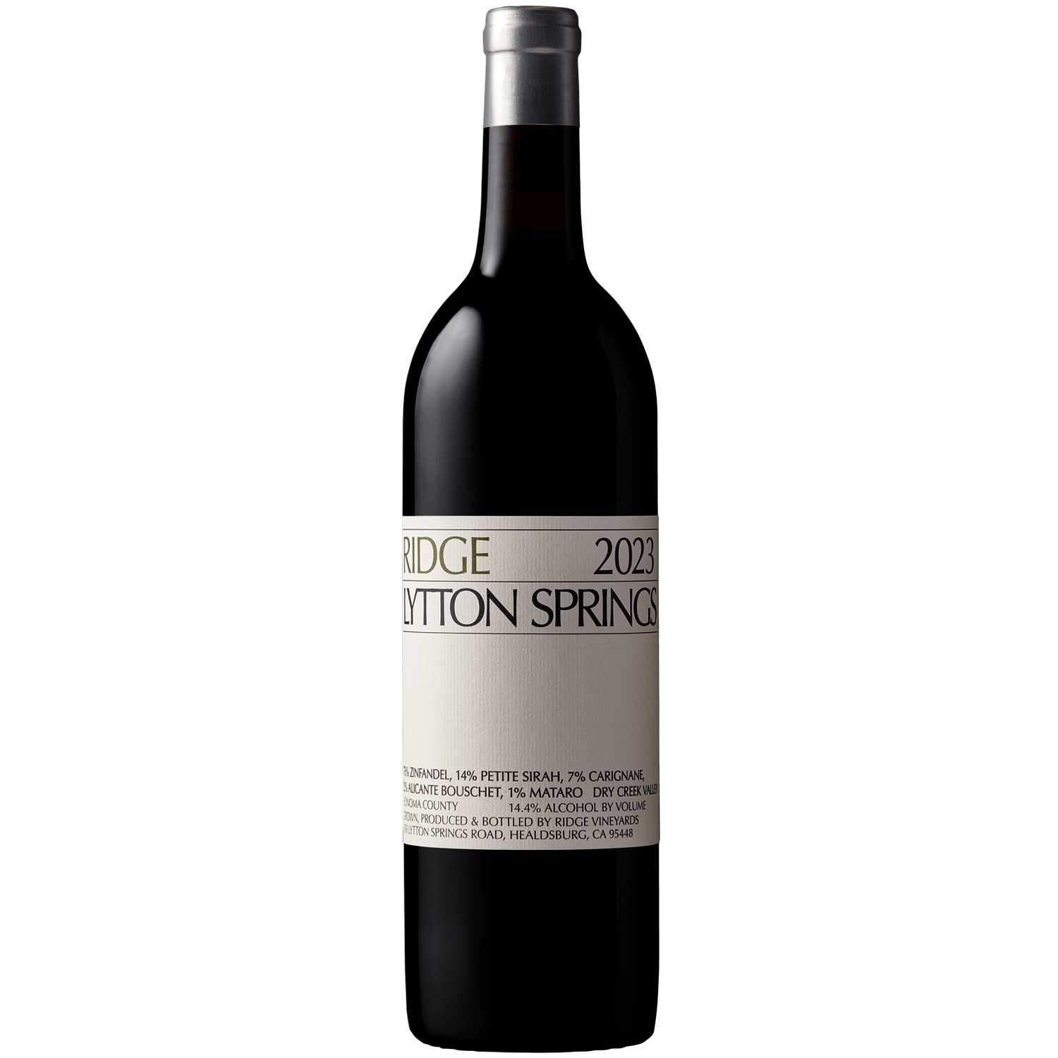 RIDGE 2023 Lytton Springs Dry Creek Valley Red 750ml Wine Bottle