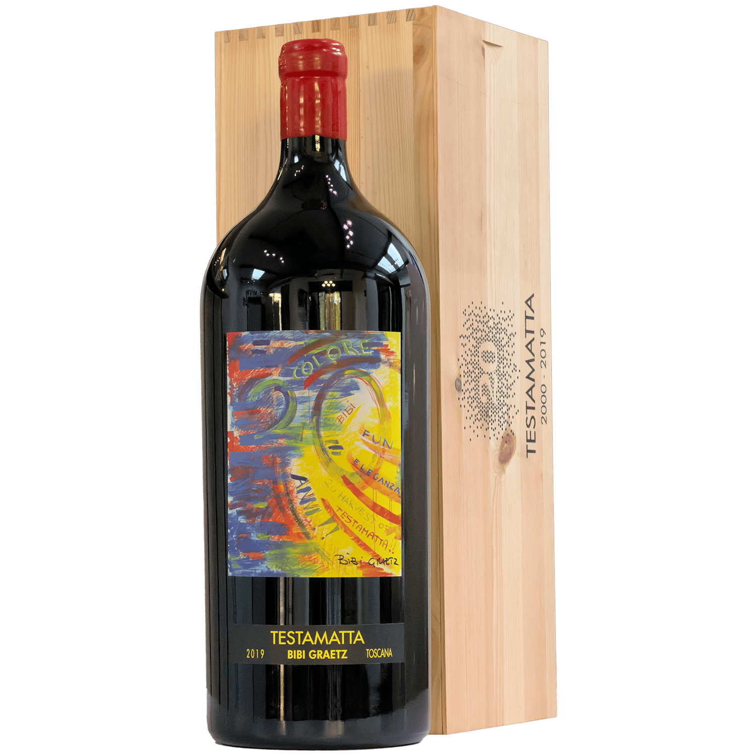 Bibi Graetz 2019 'Testamatta' 20th Anniversary Toscana IGT 6-Liter 750ml Wine Bottle