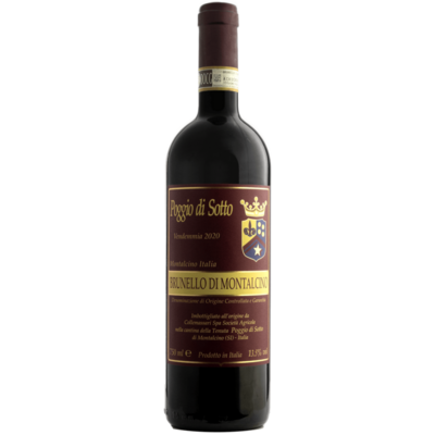 Poggio di Sotto 2020 Brunello di Montalcino 750ml Wine Bottle