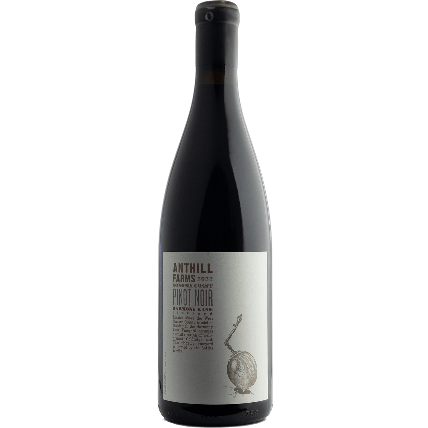Anthill Farms 2023 Harmony Lane Pinot Noir 750ml Wine Bottle