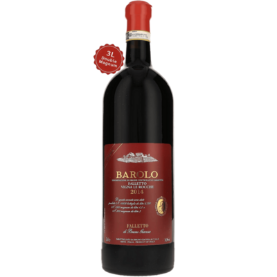 Bruno Giacosa 2014 Vigna Le Rocche del Falletto Barolo Riserva 3-Liter 750ml Wine Bottle