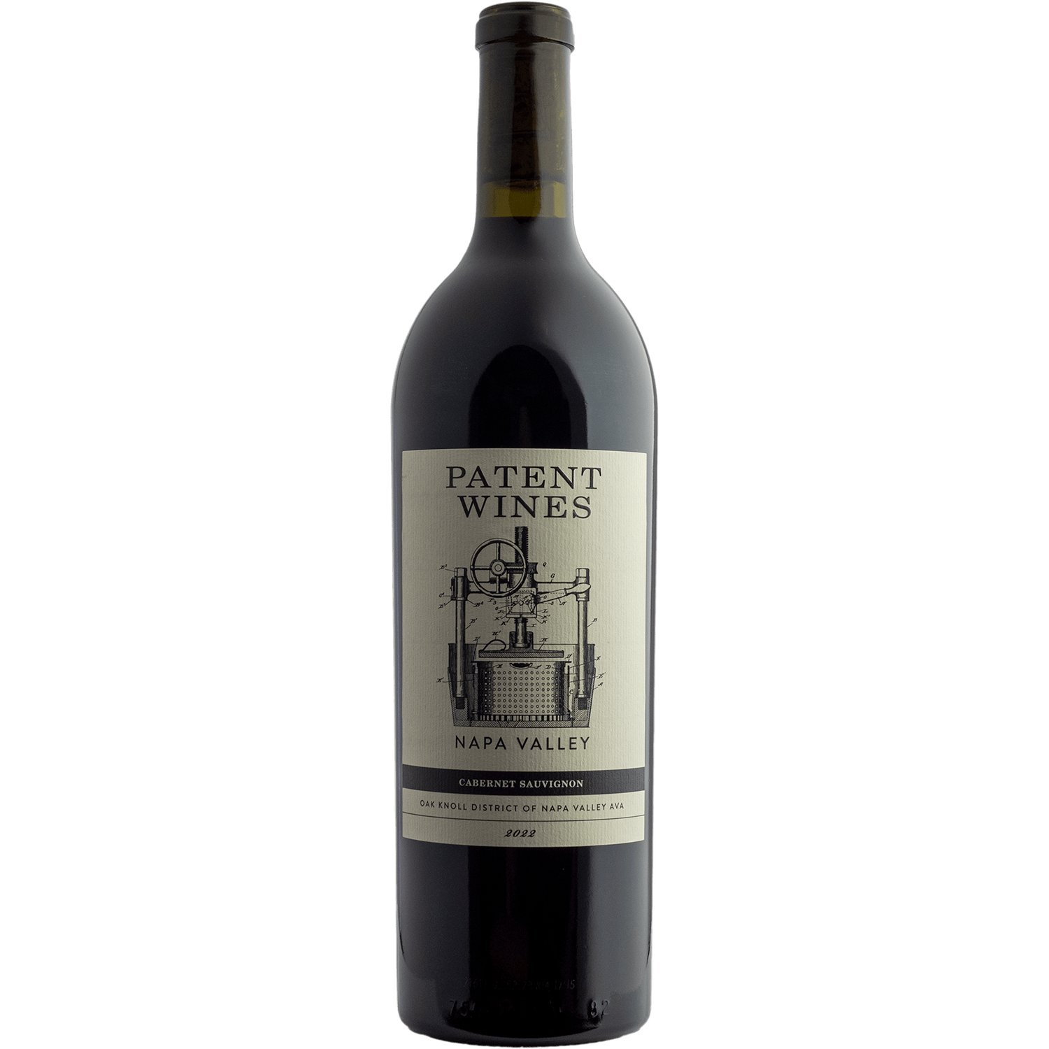 Patent Wines 2022 Napa Valley Cabernet Sauvignon 750ml Wine Bottle