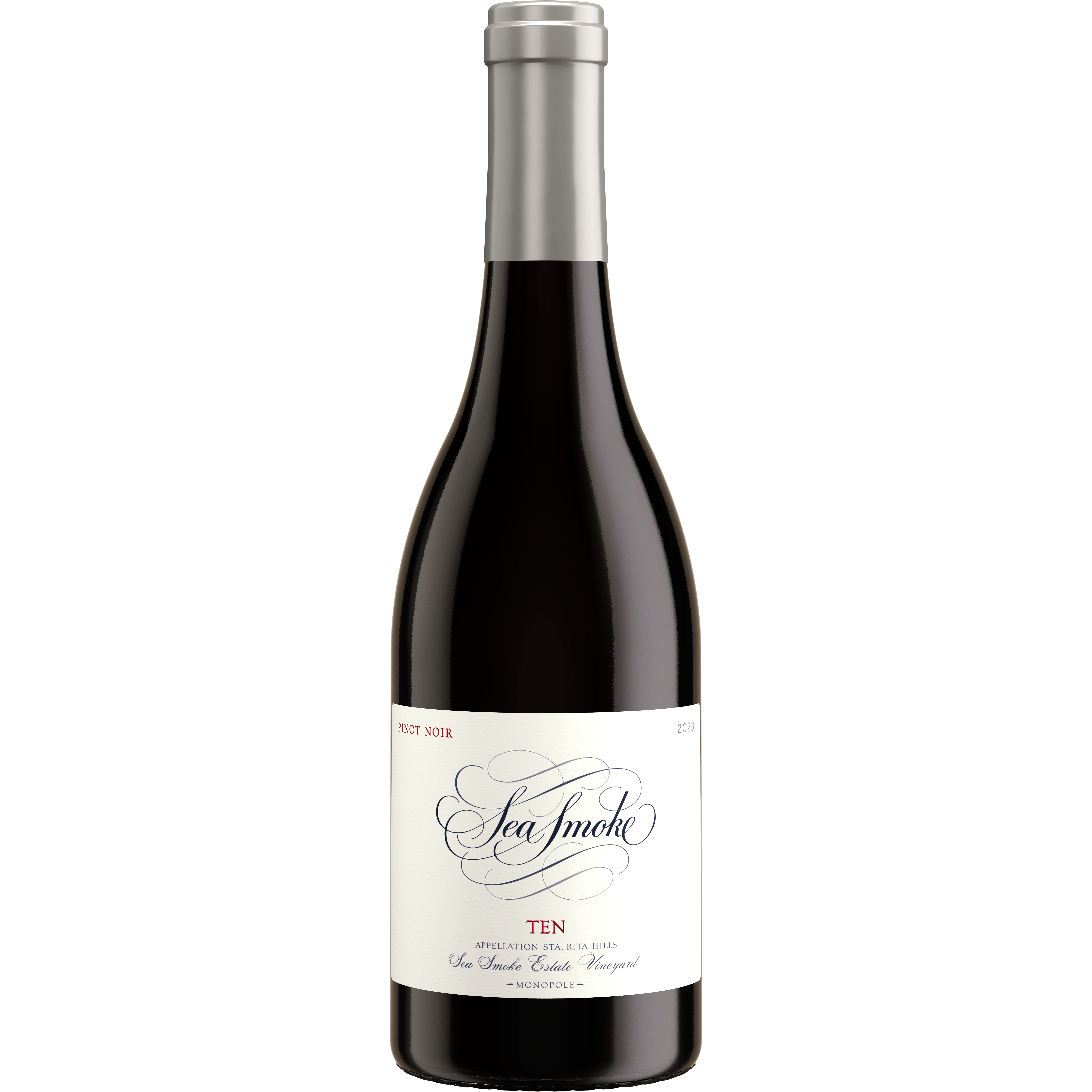 Sea Smoke 2023 'Ten' Sta. Rita Hills Pinot Noir 750ml Wine Bottle