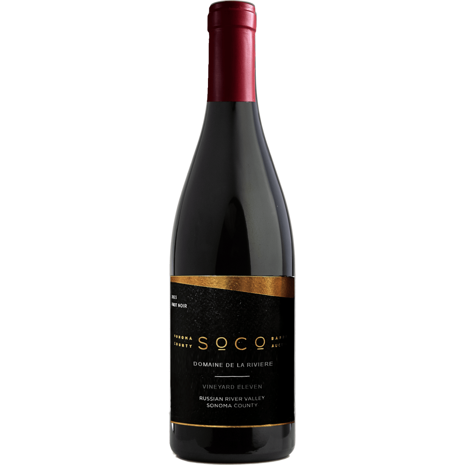SoCoBA 2023 Lot #22 'Barrel Brothers' Domaine de la Rivière RRV Pinot Noir 750ml Wine Bottle