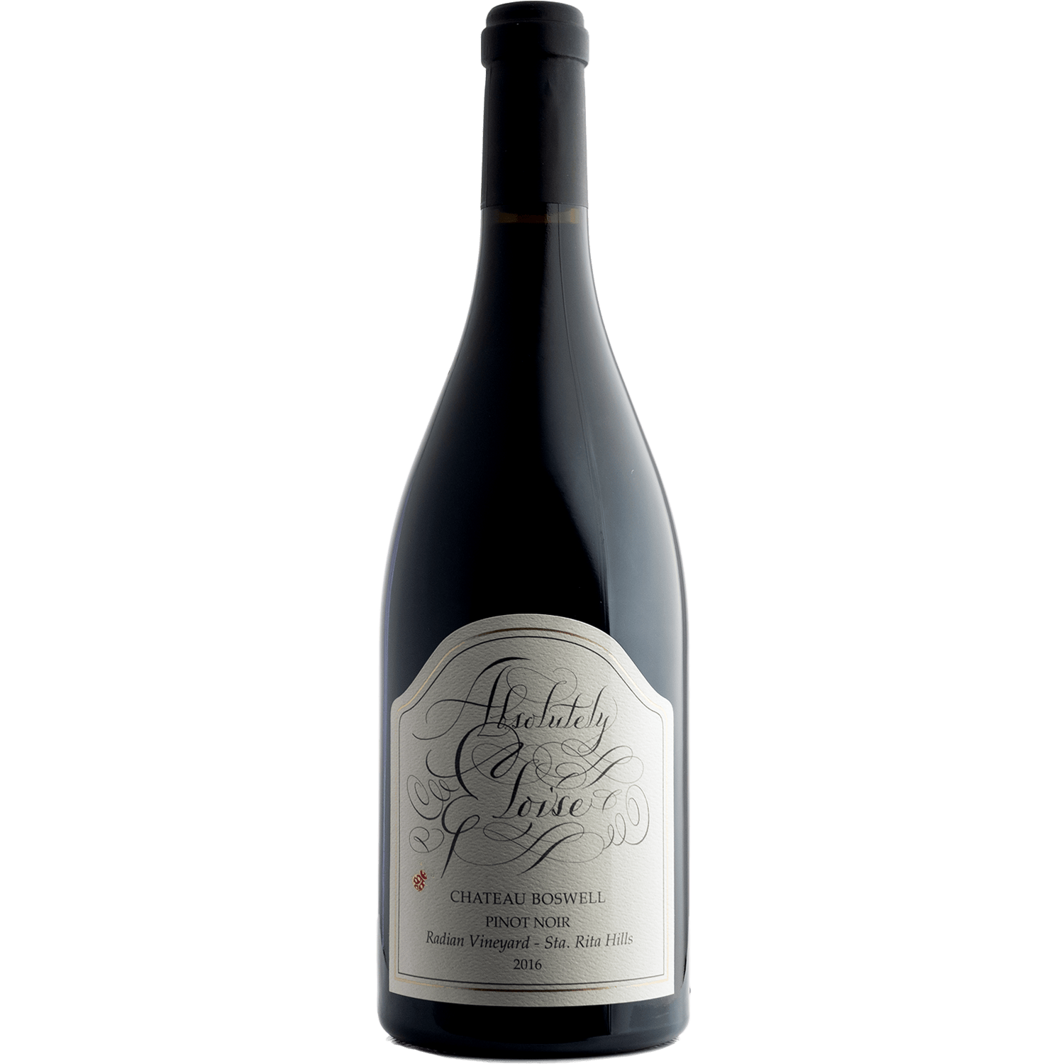 Chateau Boswell 2016 'Absolutely Eloise' Radian Vineyard Pinot Noir 750ml Wine Bottle