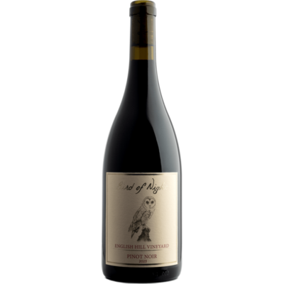 Bird of Night 2023 'August' English Hill Vineyard Pinot Noir 750ml Wine Bottle