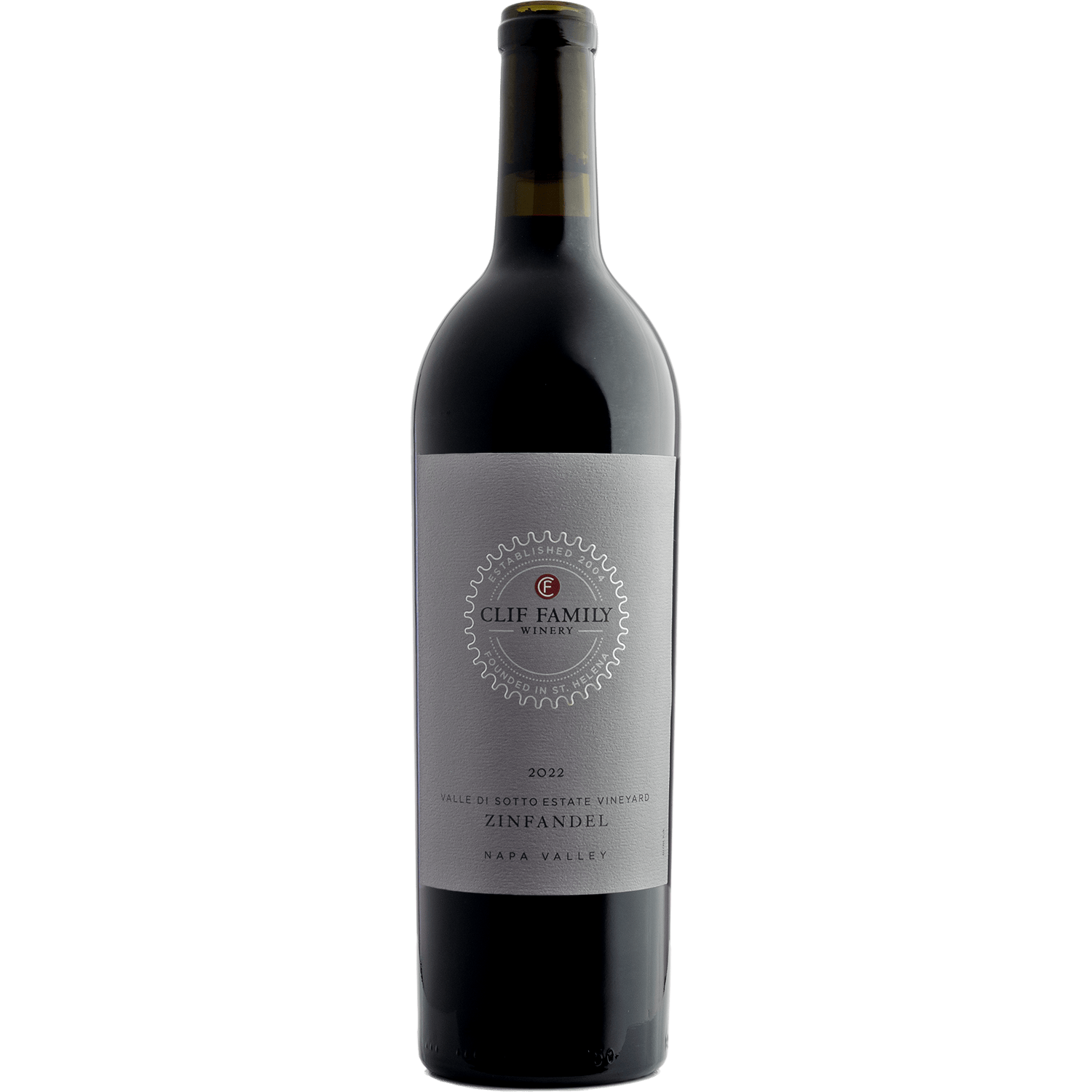Clif Family 2022 'Valle di Sotto Estate Vineyard' Napa Valley Zinfandel 750ml Wine Bottle