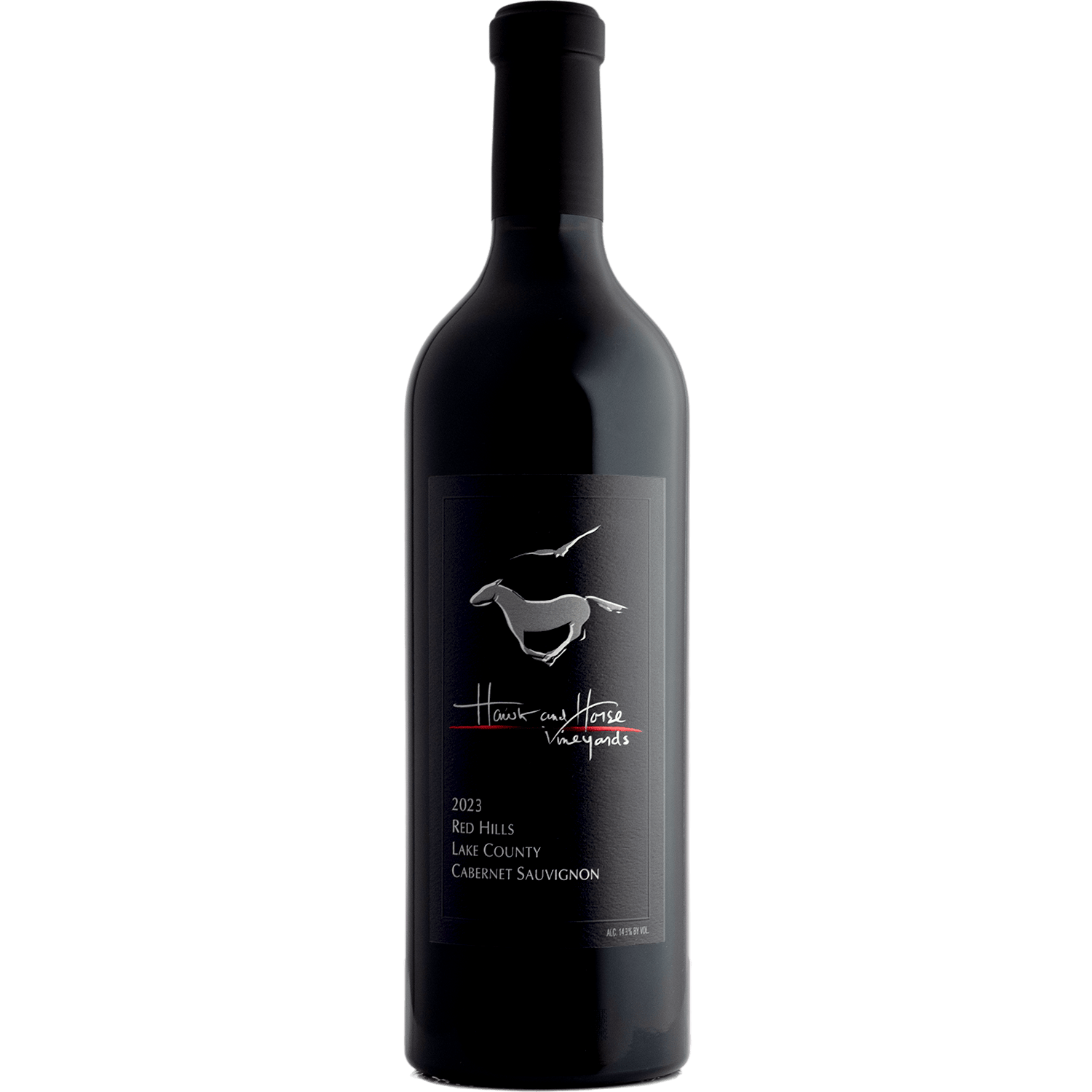 Hawk and Horse Vineyards 2023 Red Hills Estate Cabernet Sauvignon 750ml Wine Bottle