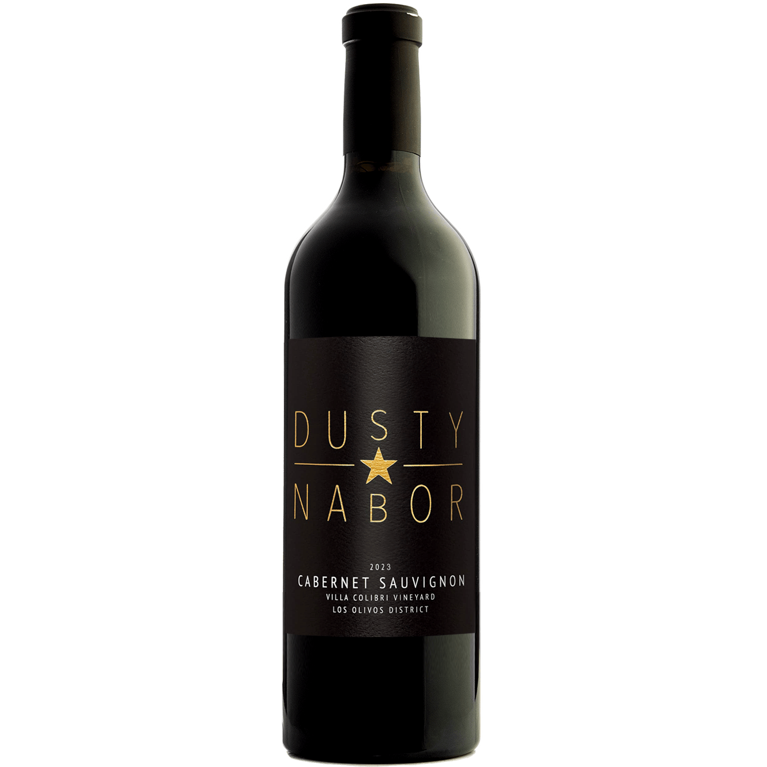 Dusty Nabor 2023 Villa Colibri Vineyard Cabernet Sauvignon 750ml Wine Bottle