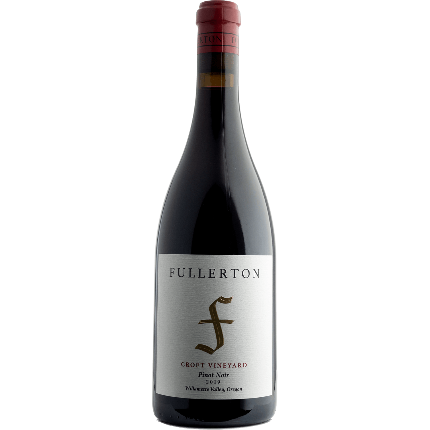 Fullerton 2019 Croft Vineyard Willamette Valley Pinot Noir 750ml Wine Bottle
