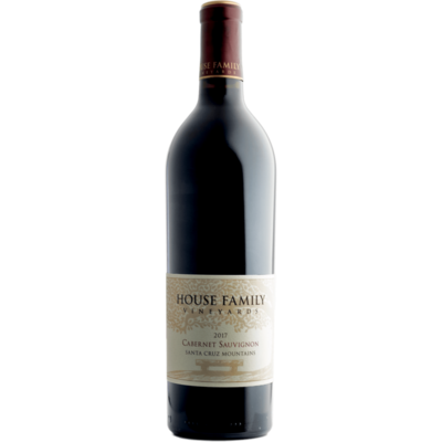 House Family Vineyards 2017 Santa Cruz Mountains Estate Cabernet Sauvignon 750ml Wine Bottle