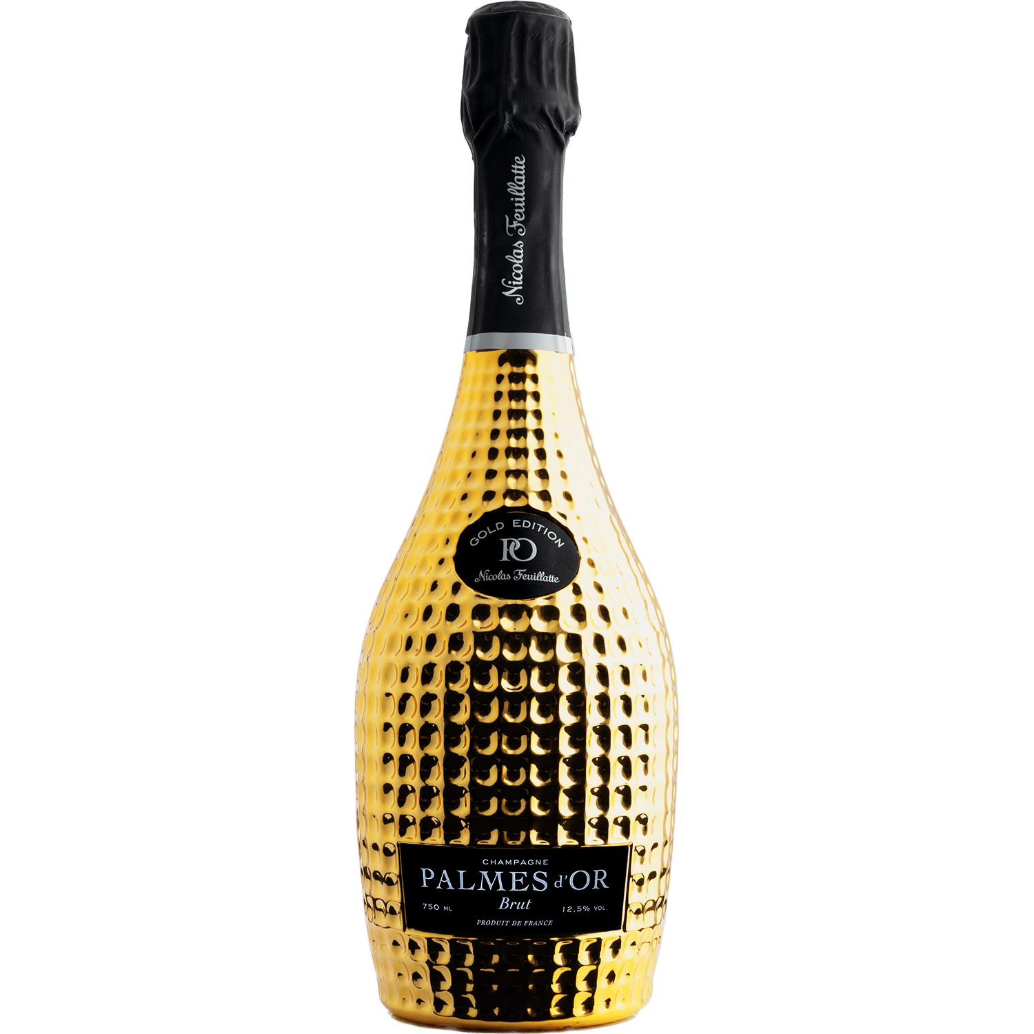 Champagne Nicolas Feuillatte NV 'Palmes d'Or' Gold Edition Brut 750ml Wine Bottle