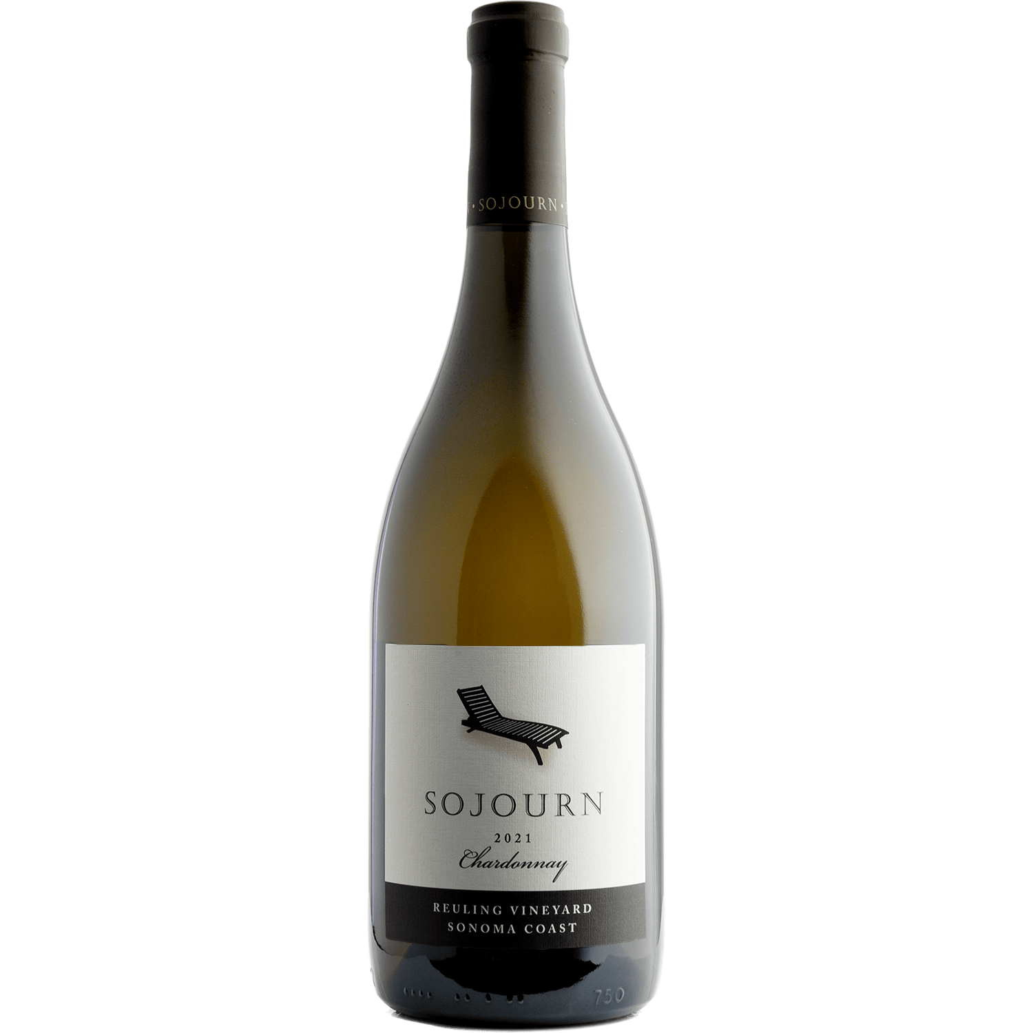 Sojourn Cellars 2021 Reuling Vineyard Chardonnay 750ml Wine Bottle