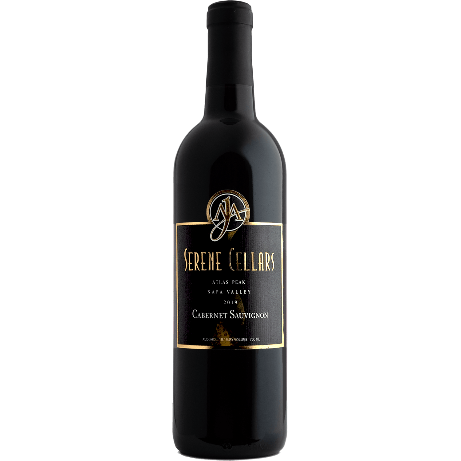 Serene Cellars 2019 Atlas Peak Cabernet Sauvignon 750ml Wine Bottle