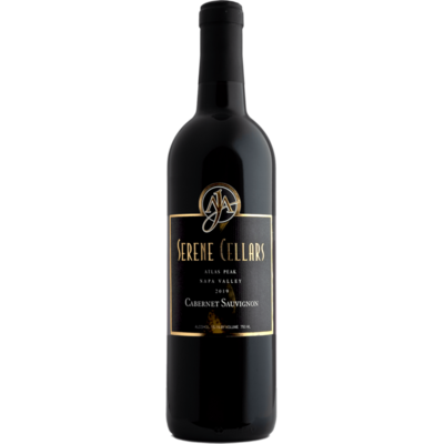 Serene Cellars 2019 Atlas Peak Cabernet Sauvignon 750ml Wine Bottle