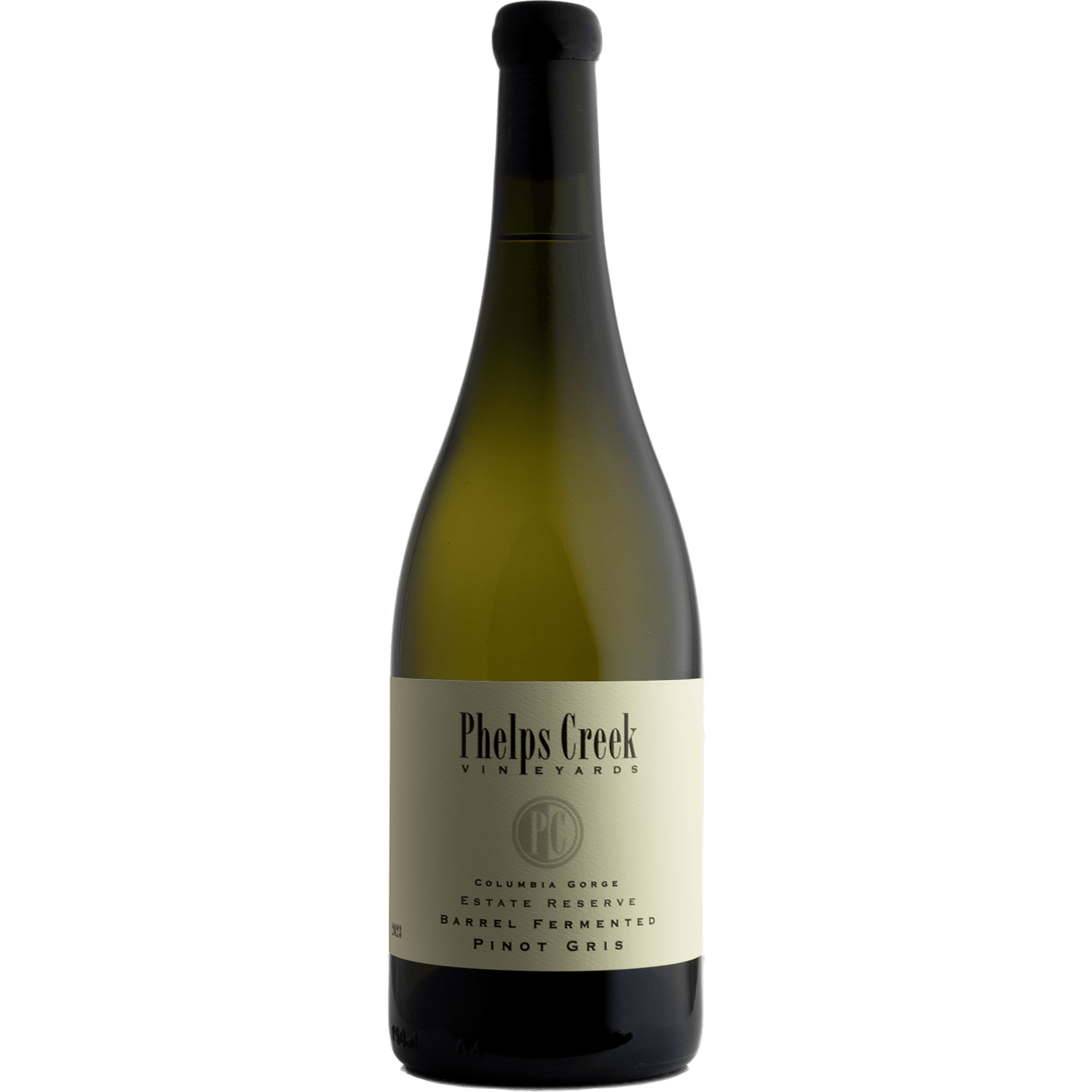 Phelps Creek Vineyards 2023 Estate Reserve Pinot Gris 750ml Wine Bottle