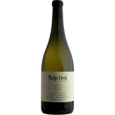 Phelps Creek Vineyards 2023 Estate Reserve Pinot Gris 750ml Wine Bottle