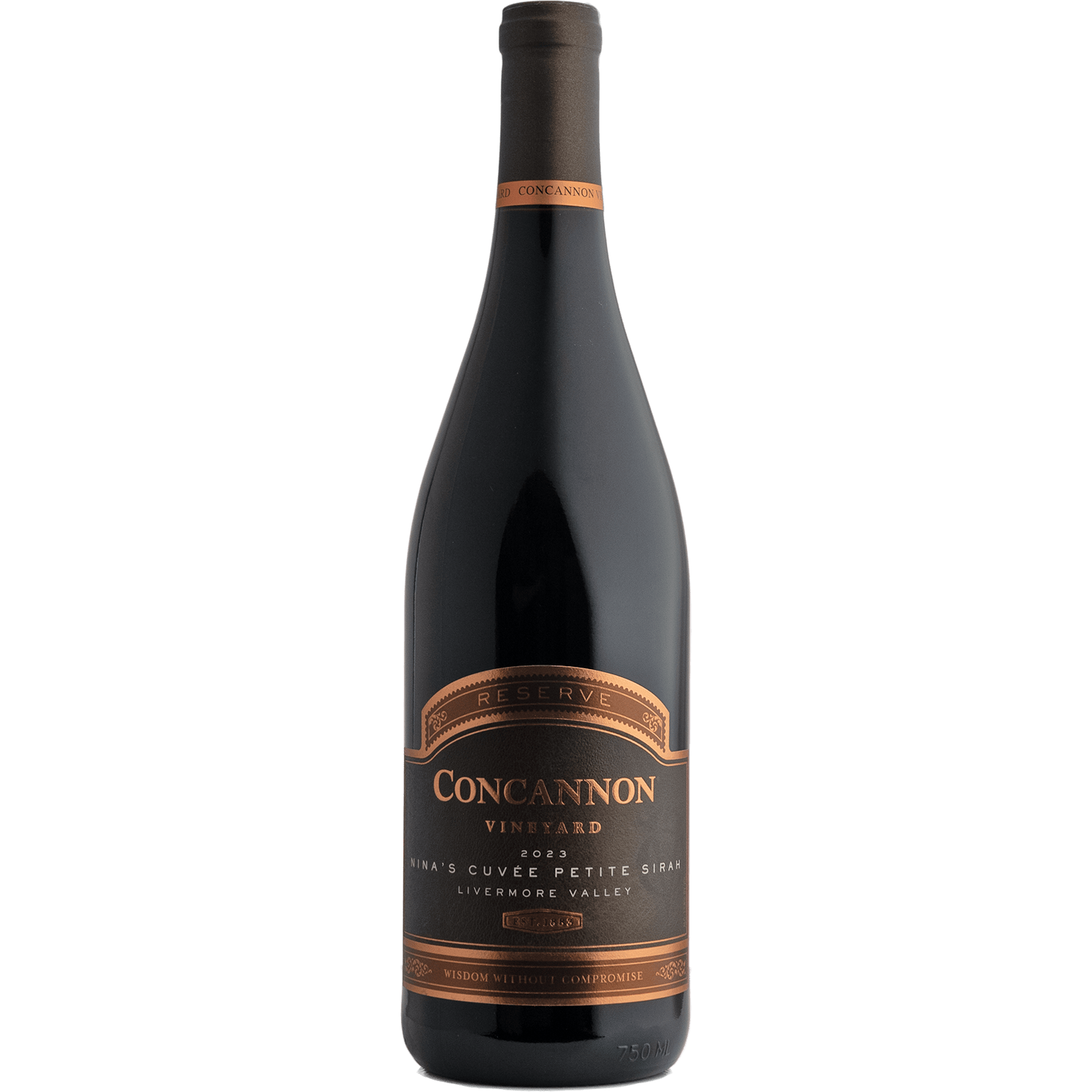 Concannon Vineyard 2023 'Nina's Cuvee' Reserve Petite Sirah 750ml Wine Bottle