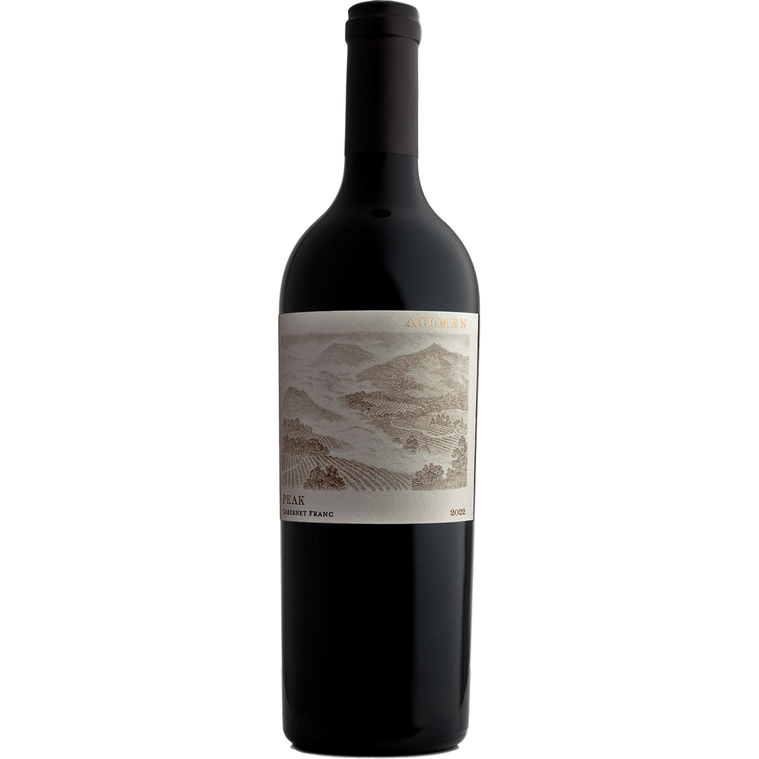 Acumen 2022 'PEAK' Atlas Peak Estate Cabernet Franc 750ml Wine Bottle