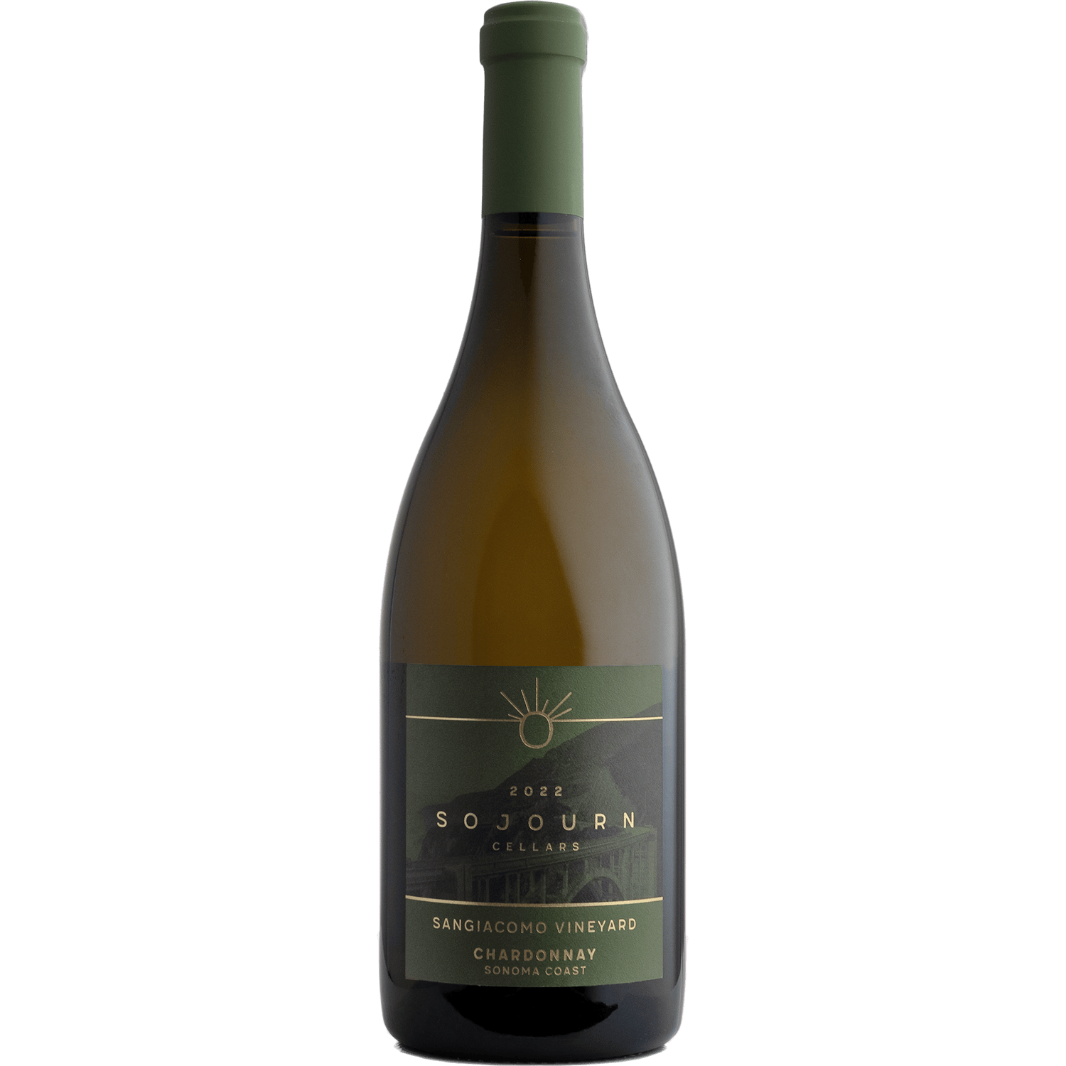 Sojourn Cellars 2022 Sangiacomo Vineyard Chardonnay 750ml Wine Bottle