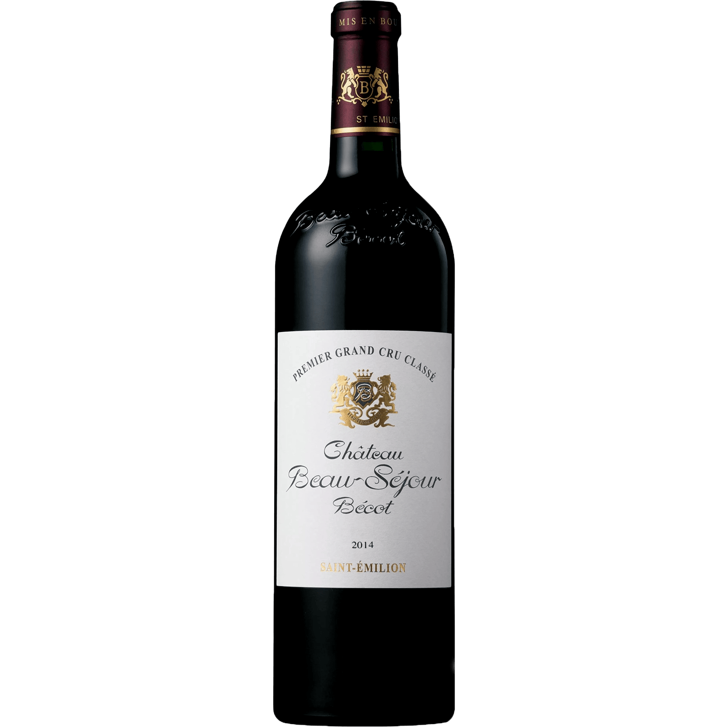 Château Beau-Séjour Bécot 2014 Saint-Émilion Grand Cru 750ml Wine Bottle