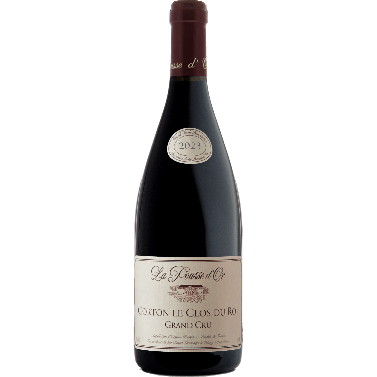 Domaine de la Pousse d'Or 2023 Corton Clos du Roi Grand Cru 750ml Wine Bottle