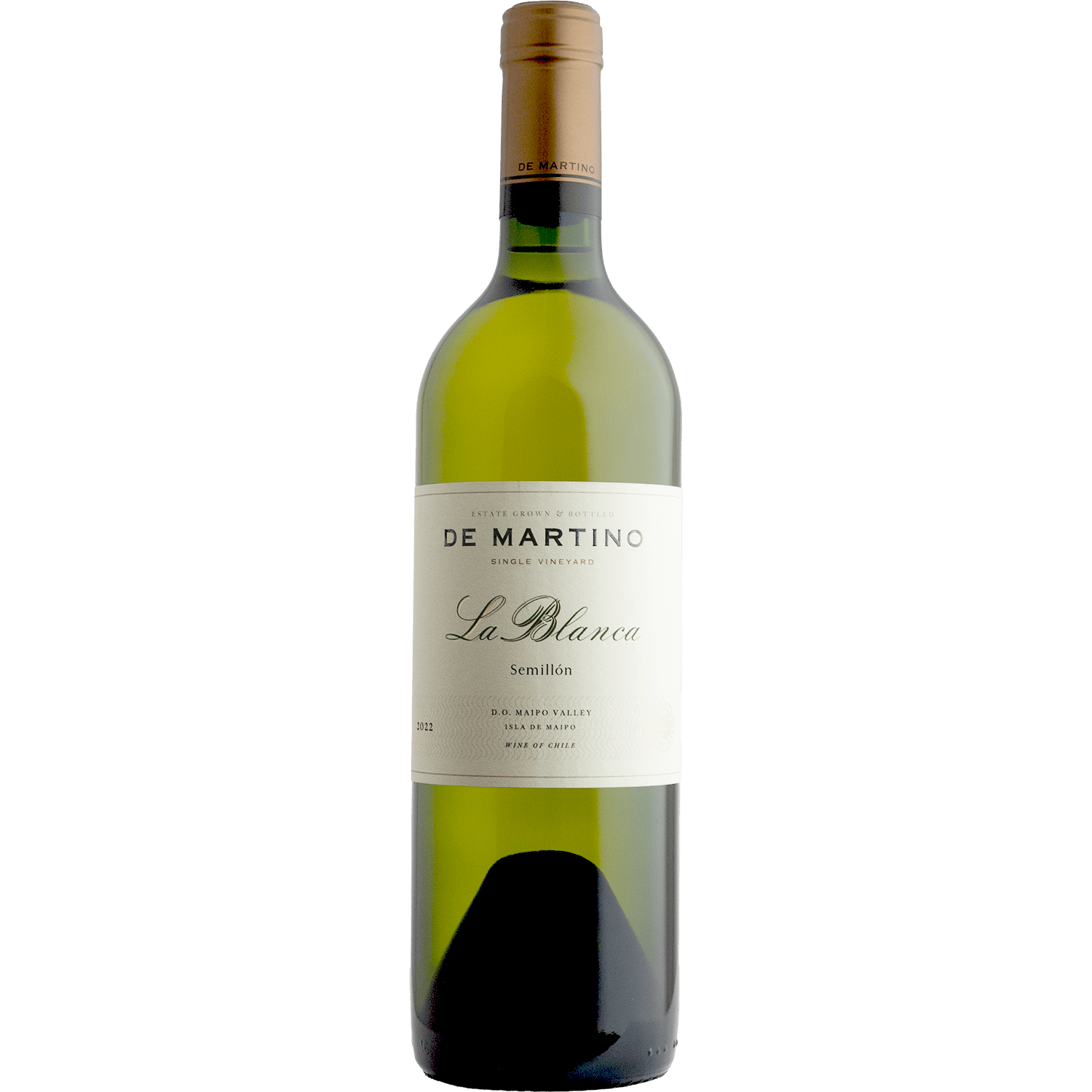 De Martino 2022 'La Blanca' Single Vineyard Semillón 750ml Wine Bottle