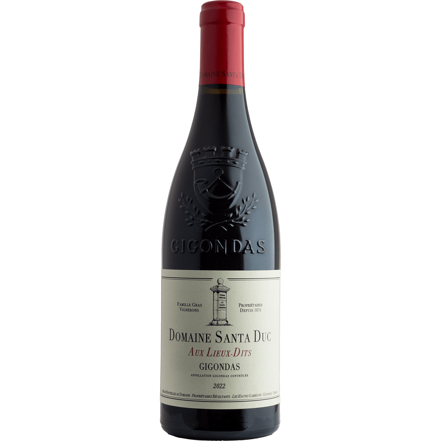 Domaine Santa Duc 2022 'Aux Lieux-Dits' Gigondas 750ml Wine Bottle