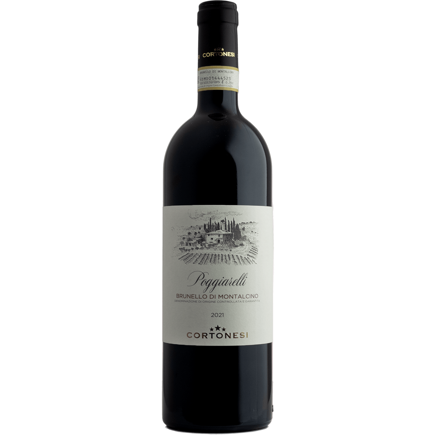Cortonesi 2021 'Il Poggiarelli' Brunello di Montalcino 750ml Wine Bottle