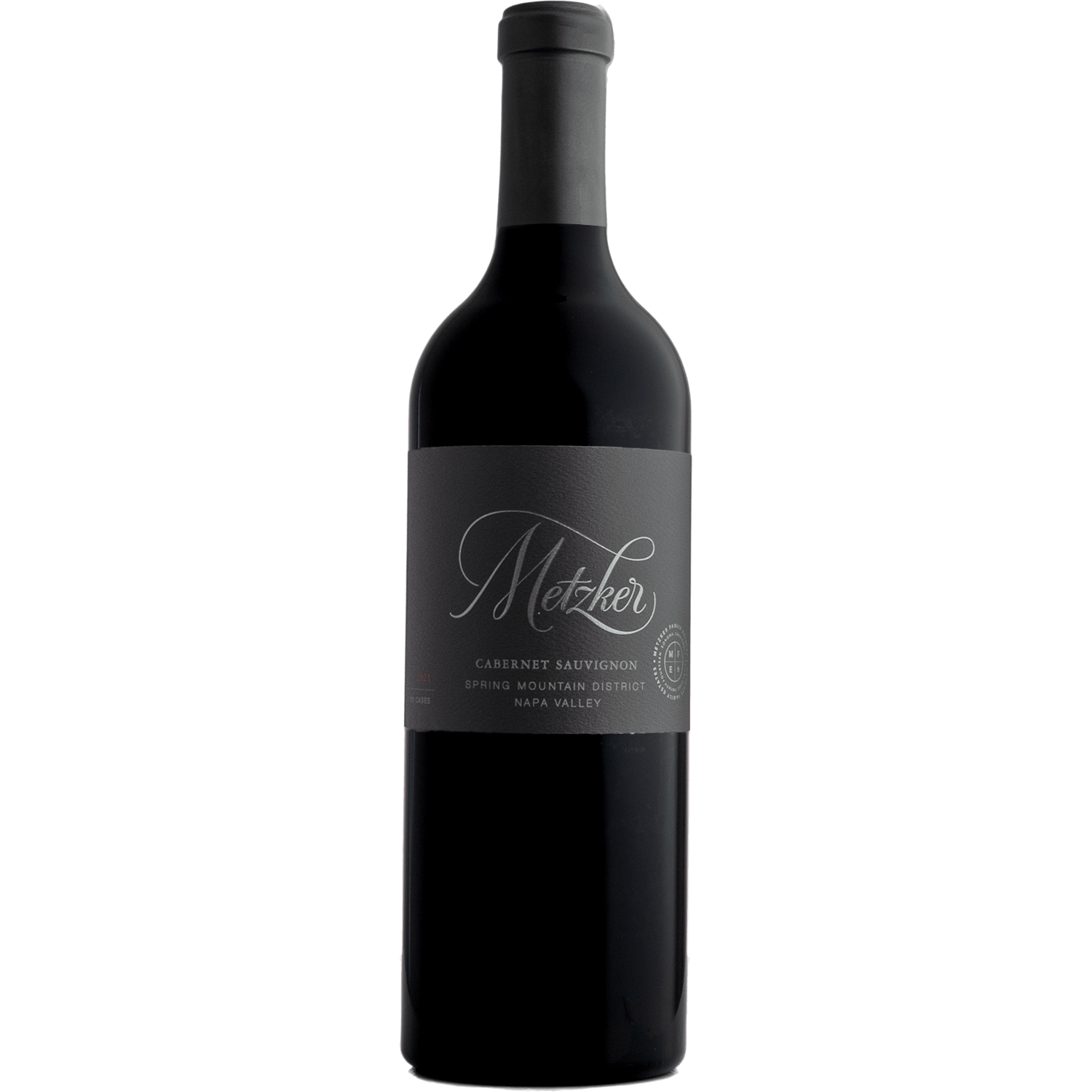 Metzker 2021 Spring Mountain District Cabernet Sauvignon 750ml Wine Bottle