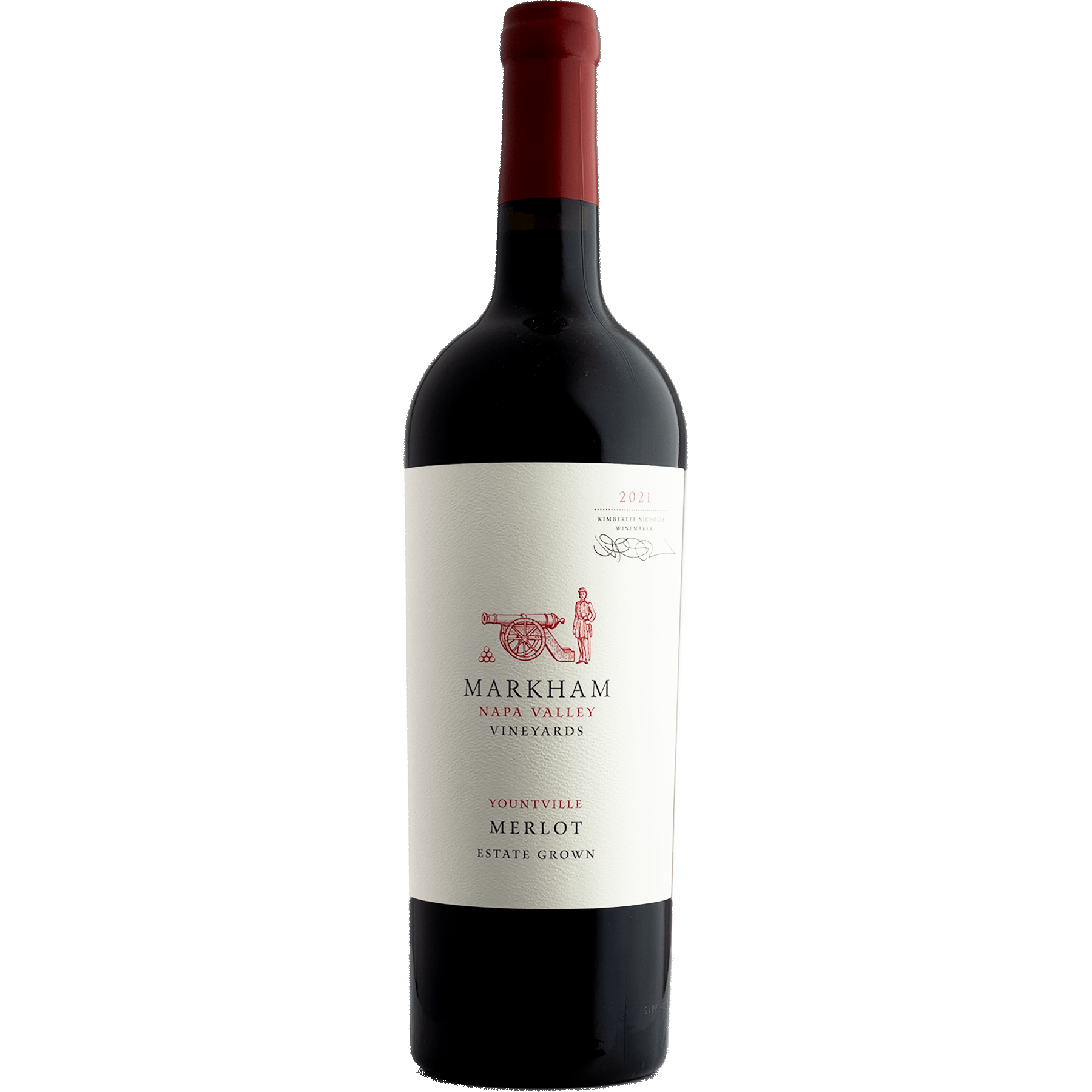 Markham Vineyards 2021 'District Series' Yountville Merlot 750ml Wine Bottle