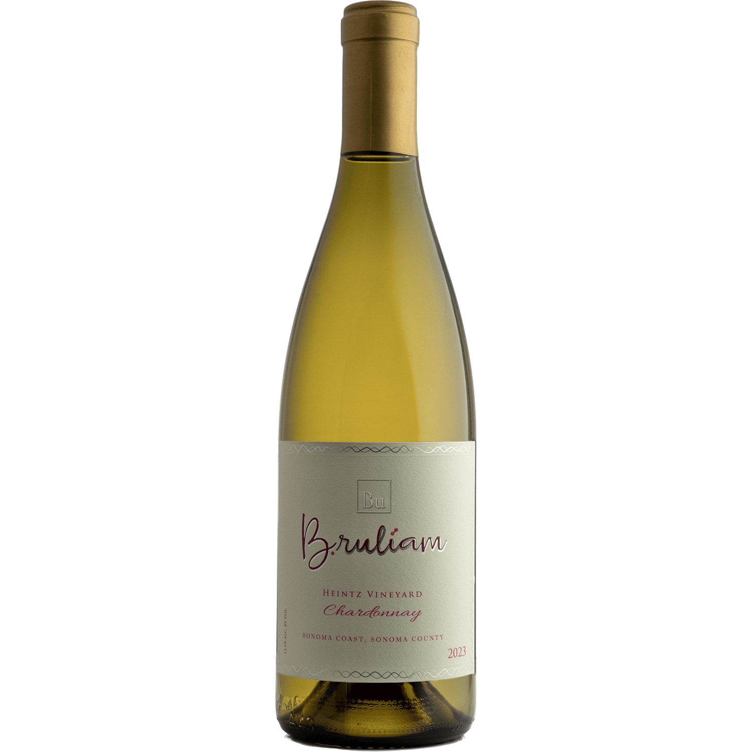 Bruliam 2023 Heintz Vineyard Sonoma Coast Chardonnay 750ml Wine Bottle