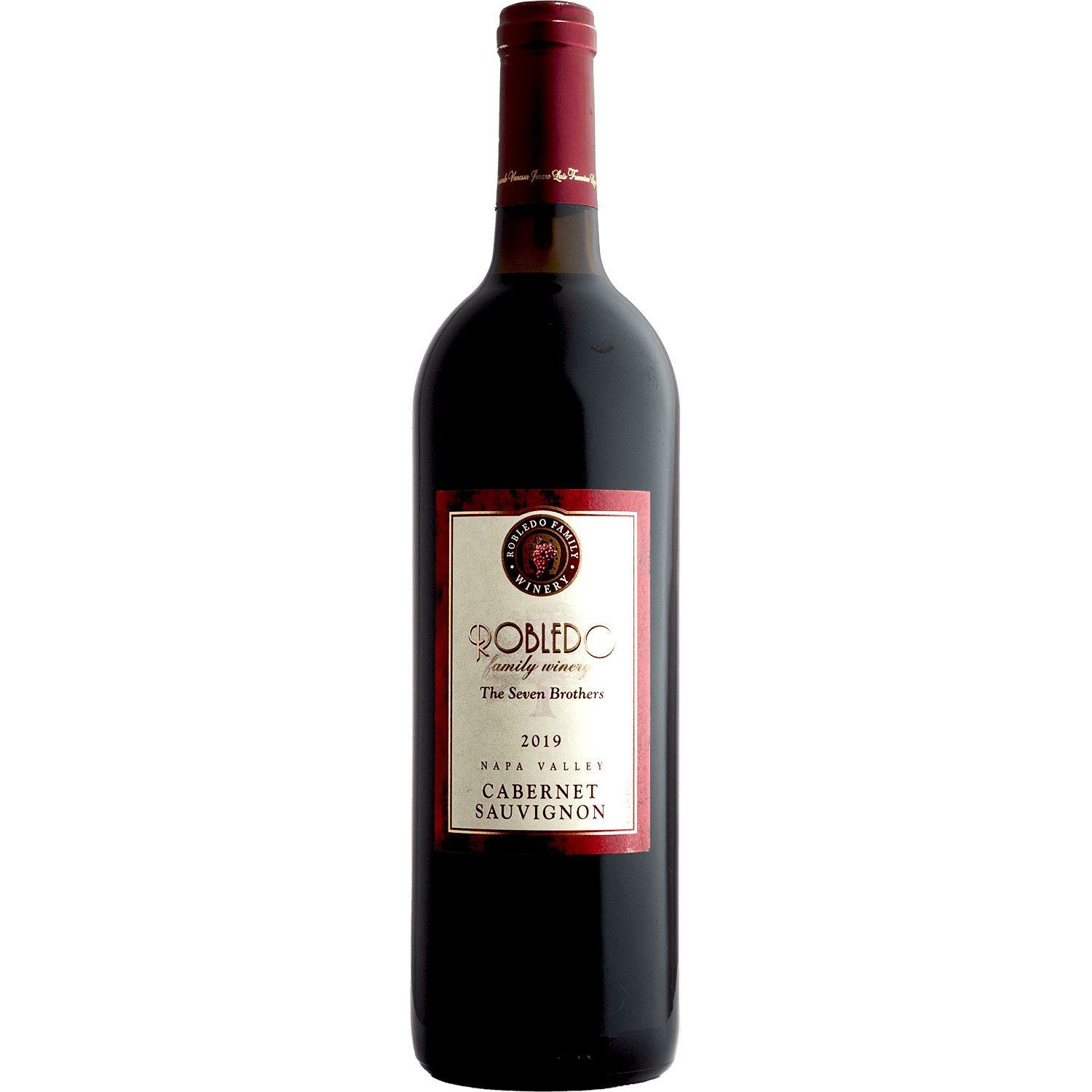 Robledo 2019 'Seven Brothers' Napa Valley Cabernet Sauvignon 750ml Wine Bottle