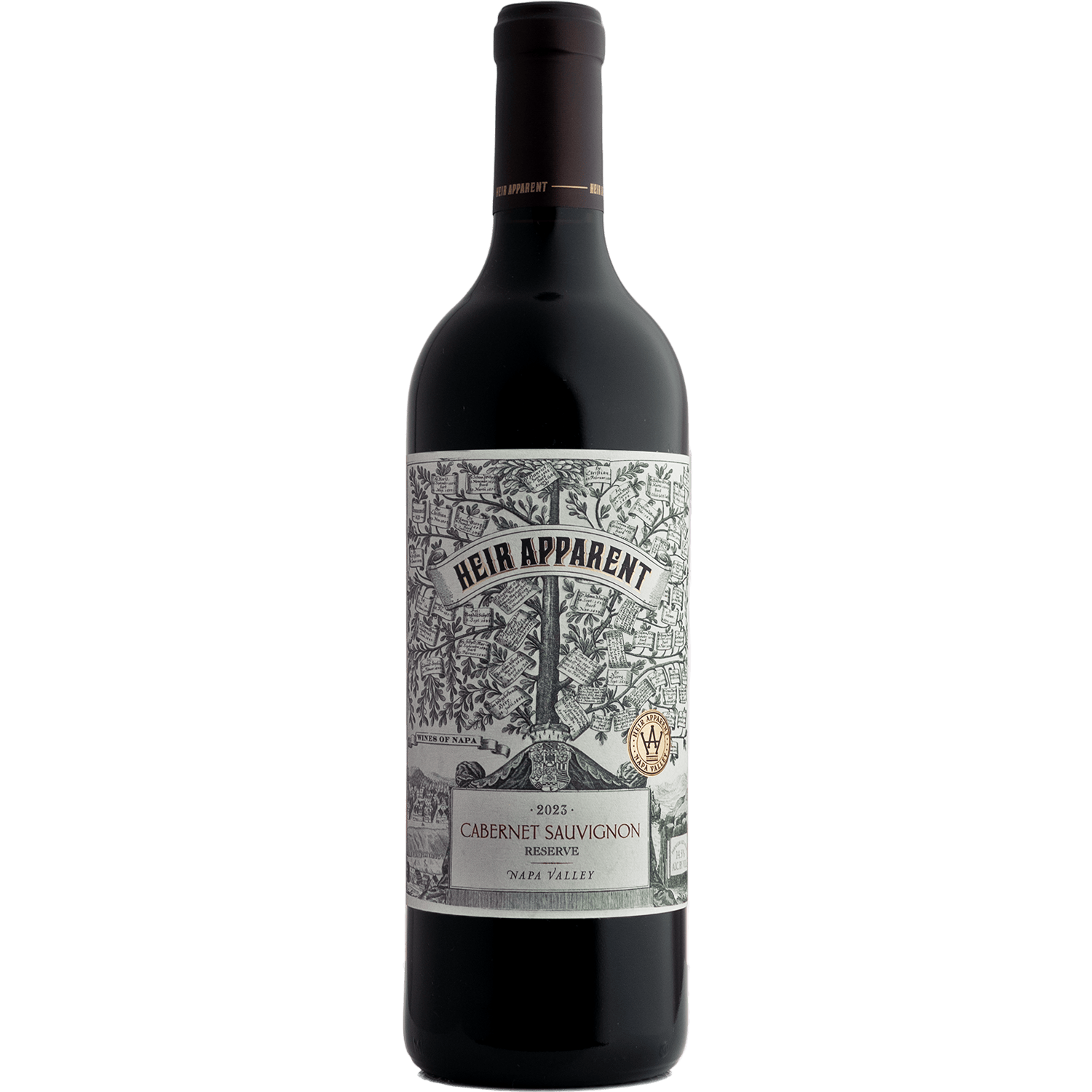 Heir Apparent 2023 Napa Valley Reserve Cabernet Sauvignon 750ml Wine Bottle