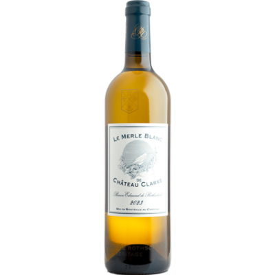 Château Clarke 2023 'Le Merle Blanc' Listrac-Médoc 750ml Wine Bottle