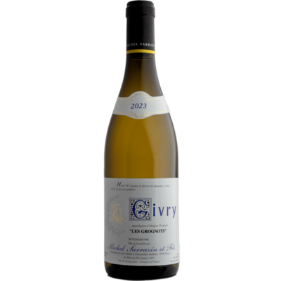 Domaine Michel Sarrazin et Fils 2023 ‘Les Grognots’ Givry Blanc 750ml Wine Bottle
