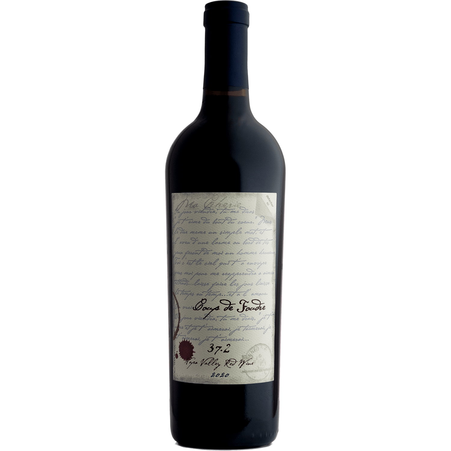 Coup de Foudre 2020 '37.2 Cuvée' Napa Valley Red 750ml Wine Bottle